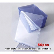 TOPLOADER (Quality) 100pcs/50pcs 35PT Photocard KPOP Anime Photo Card Top Loader Pokemon TCG Cards C