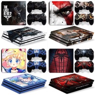 [Annie] Ps4 Pro Sticker Game Console Pain Sticker Protective Film Game Final Fantasy God of War American Doomsday Remarks Customization