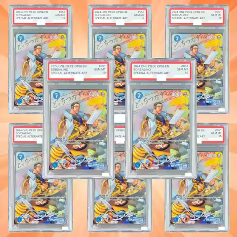 One Piece Borsalino OP05-051 English Version DIY Foil Texture Cards Collectible Grade Premium Anime 