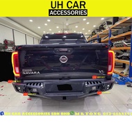 Mitsubishi triton 2009-2021 force op steel rear bumper bull bar