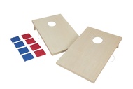 2x4 and 2x3 Solid Wood Premium Cornhole Sets - Birch Veneer Plywood - Solid Wood Rear Legs - Interio