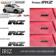 AMAZING PROTON IRIZ CAR LOGO EMBLEM ACCESSORIES IRIZ WORD LOGO EMBLEM FRAME COVER