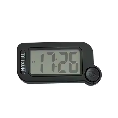 Outdoor Waterproof Car Clock, Multifunctional Luminous Electronic Clock, Kitchen and Bathroom Clock,