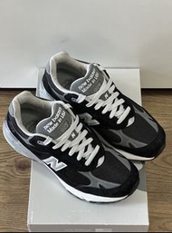 New Balance NB 993低幫休閒城市通勤跑步鞋男款黑色