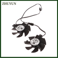 ZHUYUN 1 cặp FS1250-S2053A 0.19a GPU VGA Video Cooler Card đồ họa fan đối với GTX 1650 1630 gtx1650 