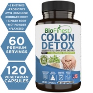 Biofinest Colon Detox - Weight Loss Constipation & Bloating Fast Relief - Energy Probiotics Enzyme C