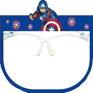semua gratis - faceshield kacamata anak karakter / face shield fashion - kapten amerika