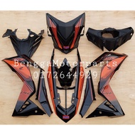 Rs150 V1/V2/V3 Cover Set Custom Hitam Kilat