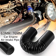 Car Engine Flexible Air Hose Air Intake Pipe Inlet Hose Tube Car Air Filter Intake Cold Air Ducting Feed Hose Pipe