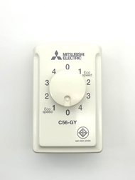 สวิทช์พัดลม MITSUBISHI 56”รุ่น C56-GY ของแท้ 48" Mitsubishi Genuine Fan Switch Incandescent Low And