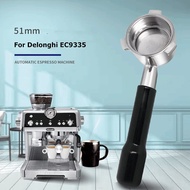 51MM Coffee Bottomless Portafilter Filter Holder For Delonghi La Specialista EC9335 Espresso Machine Accessories Barista