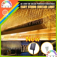 Ligyetor LED Fairy Lights Outdoor Waterproof Christmas String Light Curtain Lights