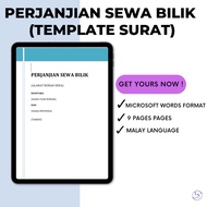 PERJANJIAN SEWA BILIK (TEMPLATE SURAT) : Microsoft Words Format | Template Surat | Surat Sewa Bilik