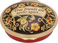 Halcyon Days - True Friends are Never Far Apart Enamel Box - ENTRF0602G