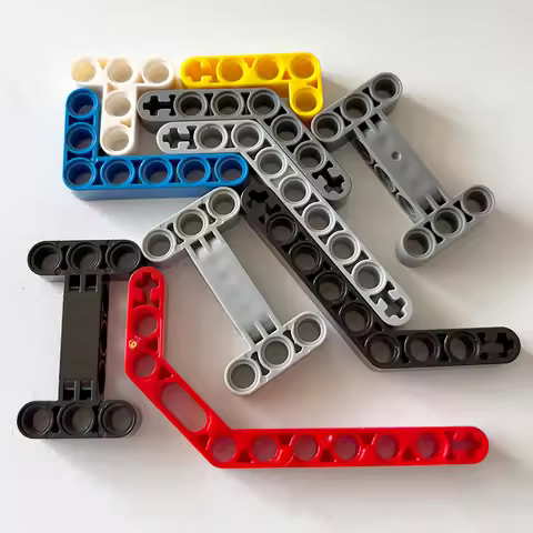 Various Length Style Straight Bend Liftarm Building Blocks Beams MOC Technical Thick Arm DIY Assembl