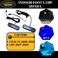 Honda Civic FC 2016-2021 CRV 2017-2023 Interior LED Light Ambient Foot Indoor Lamp Light Room Lamp