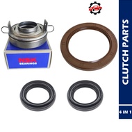 4 IN 1 NSK CLUTCH BEARING FLYWHEEL OIL SEAL DRIVE SHAFT OIL SEAL PROTON WAJA 1.6 L CAMPRO S4PH AUTO 