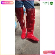 QM red implant boots size 35-43, thigh-length boots, wading boots