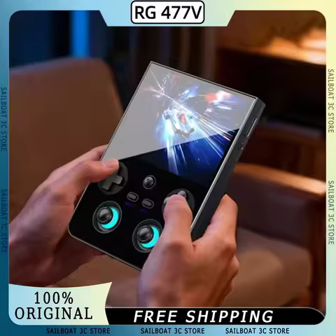 In Stock RG 477V Handheld Gaming Consoles Full-Screen Vertical Android14 12+256GB WiFi 6E BT5.3 Hall