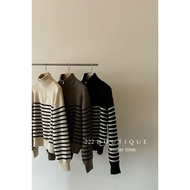 Elborn HQ plaid cashmere sweater with collar F463