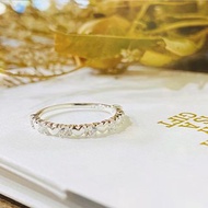 925純銀 愛心鋯石造型戒指 純銀戒指