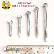 Fisher 5/ 16x1 1/2", 5/16x2", 5/16x2 1/2", 5/16x3", 5/16x4", 5/16x5" Lag Screw / Deck Screw