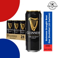 Guinness Draught Beer 440ml x 240 cans (10 Cartons) (Best before: 08 Dec 2026)