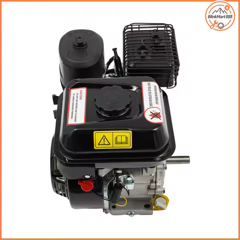 7.5HP 212cc 4-Stroke Gasoline Engine, 0.75" Crankshaft Single Cylinder Recoil Start Engine