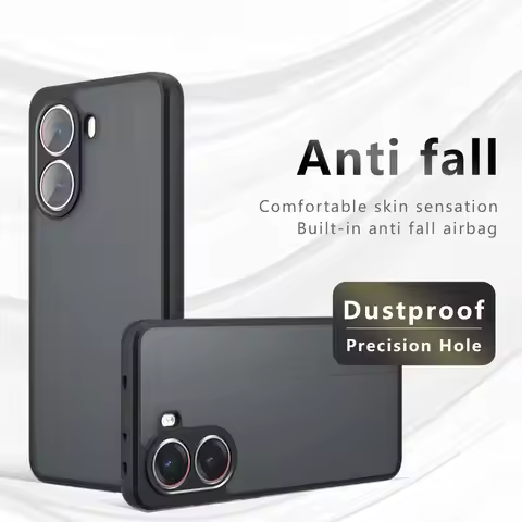 Frosted Case For Xiaomi Poco X7 Pro Cover Xiaomi Poco X7 Pro Fundas Matte Hard PC Soft Edge Shockpro