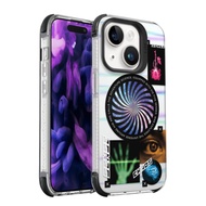 Case :LAUT Casing for iPhone 15 (6.1 inch) Pop Cosmic- Crystal