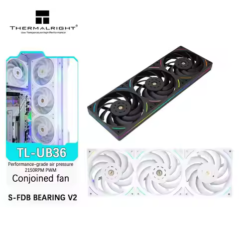 Thermalright TL-UB36 360mm Radiator Fan ARGB Computer Cooling 12CM One-Piece Performance grade air p