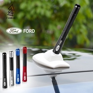 FANMAO 1PCS Car Logo Car Radio Aerial Amplified Antenna Aluminum Alloy Car Accessories Antenna Enhan