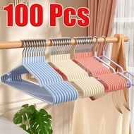 100Pcs Lot hanger Stainless Steel Drying Hanger Strong Cloth Hangers Clothes Hanger Coat Hanger