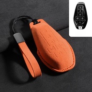 Leather Car Key Case Cover holder protection For 2025 DENZA D9 2024 DENZA D9 dmi