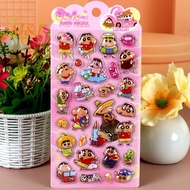 [M&E] 1/4Pcs Kawaii Crayon Shin Chan Cartoon 3D Relief Stier Cute DIY Laptop Scrapbook Phone Case De