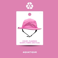 AQUATIQUE - BUCKET - ECONYL FLAMINGO - หมวกดำน้ำ หมวกเล่นน้ำ หมวกเซิร์ฟ เดินป่า แคมป์ปิ้ง กันแดด กัน