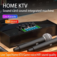 SY168 Sound card Live KTV Karaoke Plus Speaker Audio Mixer External