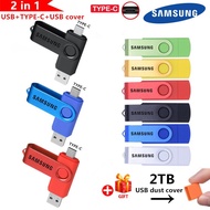 2TB flash drive 2in1 OTG Free gifts USB dust cover 1TB 512GB 256GB 128GB 64GB USB C-type memory drive Pendrive mobile high-speed pen drive 4GB 32GB