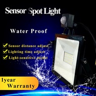 LED Motion Sensor Spot Light Flood light 10W~50W / Lampu LED Pengesan Pergerakan Automatik