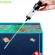 INSTORE Fish Tank Feces Suction Tool, Plastic Detachable Fish Feces Suction Pipe, Simple with Extens