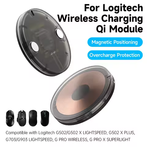 DIY Qi Module Mouse Wireless Charging For Logitech G 403 502 703 903 G Pro G Pro X Magnetic Wireless