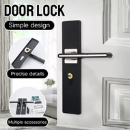 door lock set tombol pintu bilik lock pintu rumah tombol pintu rumah Doorknob for Main door 35-45mm 