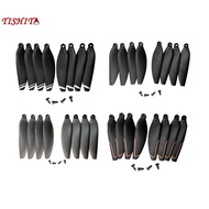 [tishita] 8x Drone Propellers Quick Release Portable 2.28inch for SG108 Ying S3 E88Max Orange