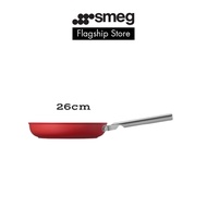 SMEG 26cm Fry Pan - Available in 3 Colours 50s Retro Style Aesthetics With 5 Years Warranty