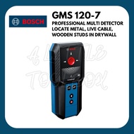 BOSCH GMS 120-27 Professional Multi Detector. Metal, Live Cables, Wooden Structure. (Battery AA not 
