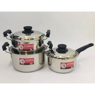 ZEBRA HOMEY 6PCS 18/20CM SAUCE POT+ 16CM SAUCE PAN