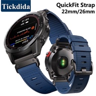 High Quality Nylon Strap for Garmin Fenix 7X Pro 7 EPIX Watch Band Fenix 6X 5X 5 3 HR Tactix 7 Pro Wristband Smartwatch Bracelet