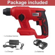288VF Red Rechargeable Electric Impact Drill Rotary Hammer Cordless Brushles Hammer Electric Drill T