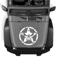 Army Military Forces Cover Star Car Stickers Vinyal Decals Jeep Wrangler JK CJ TJ YJ Pentagram Broke