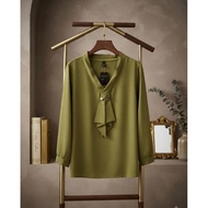 High-quality stone-embellished middle-aged silk shirt with many luxurious designs, big size 67-75 kg